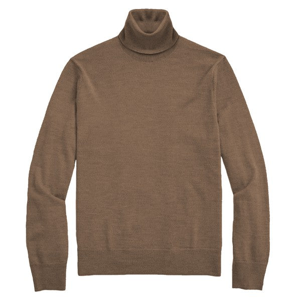 Weiv Mens Solid Turtleneck Sweater